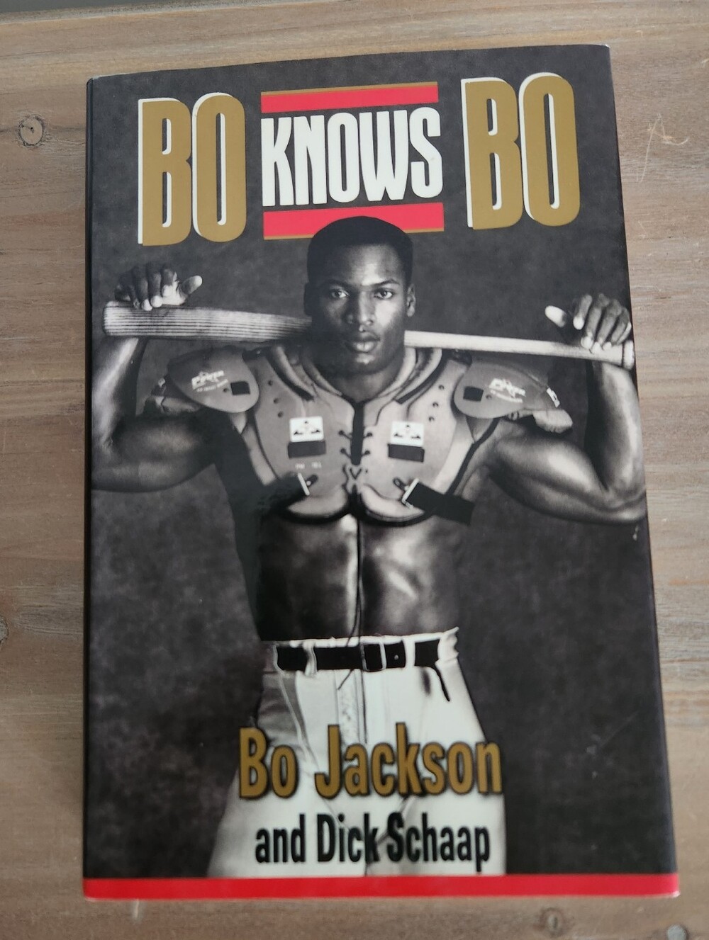 Bo Knows Bo Bo Jackson Dick Schaap 1990 First Edition Hardcover Facsimile Sig DJ